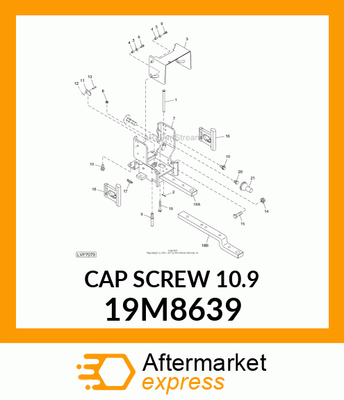 SCREW, HEX HEAD, METRIC 19M8639