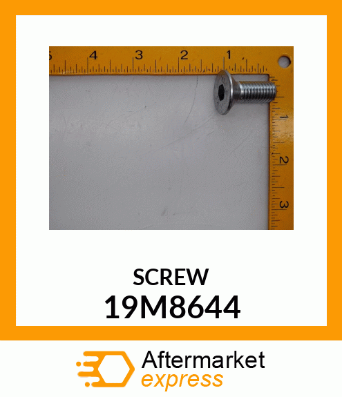 SCREW, HEX FLAT CTSK HEAD, METRIC 19M8644