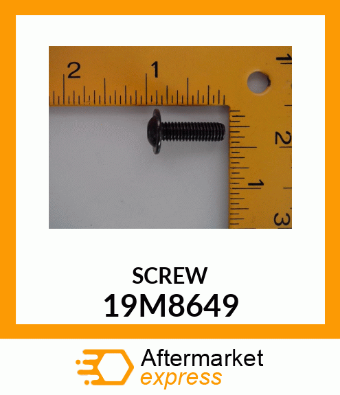 OVAL HEAD CAP SCREW M6X20 LAN999 10 19M8649