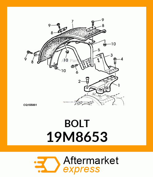 SCREW, HEX SOCKET HEAD, METRIC 19M8653