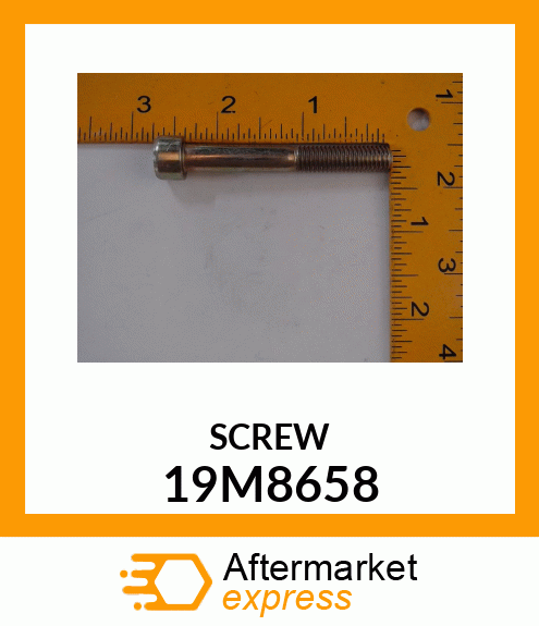 SCREW, HEX SOCKET HEAD, METRIC 19M8658