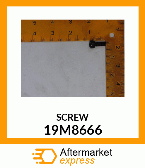 SCREW, HEX SOCKET HEAD, METRIC 19M8666