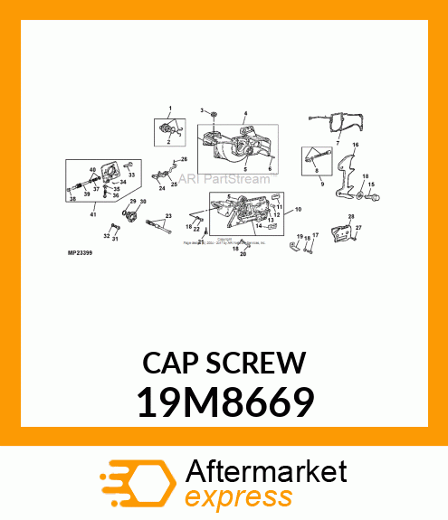 SCREW, HEX SOCKET HEAD, METRIC 19M8669