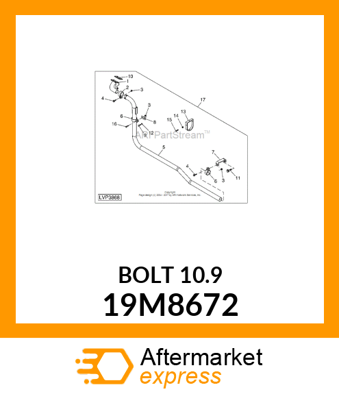 SCREW, FLANGED, METRIC 19M8672