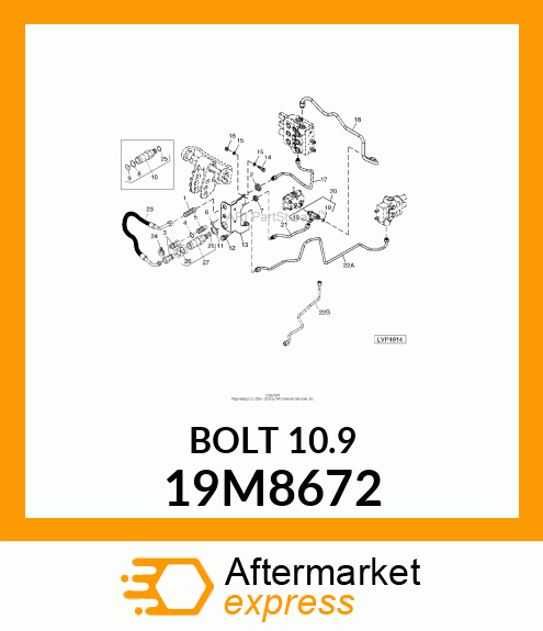 SCREW, FLANGED, METRIC 19M8672