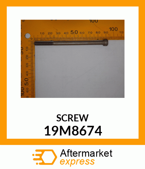 SCREW, HEX SOCKET HEAD, METRIC 19M8674