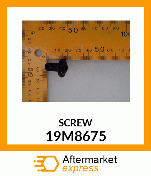 SCREW, HEX SOCKET,OVAL HEAD FLANGED 19M8675