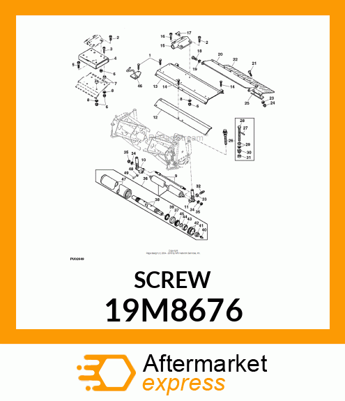 SCREW, HEX SOCKET HEAD, METRIC 19M8676