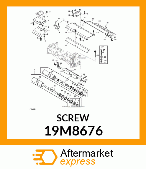 SCREW, HEX SOCKET HEAD, METRIC 19M8676