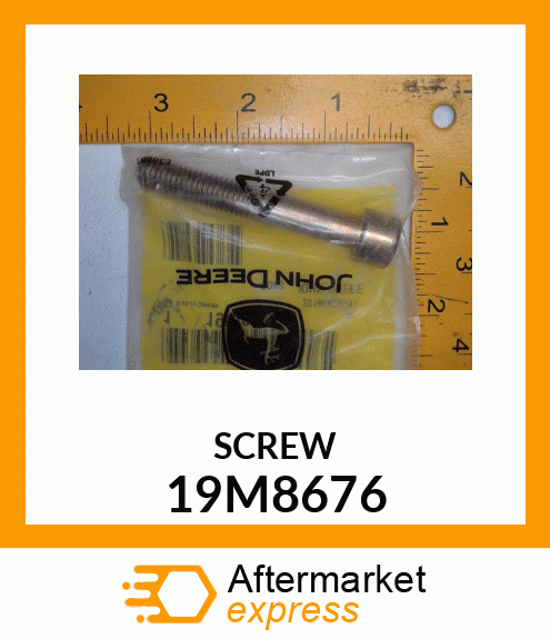 SCREW, HEX SOCKET HEAD, METRIC 19M8676