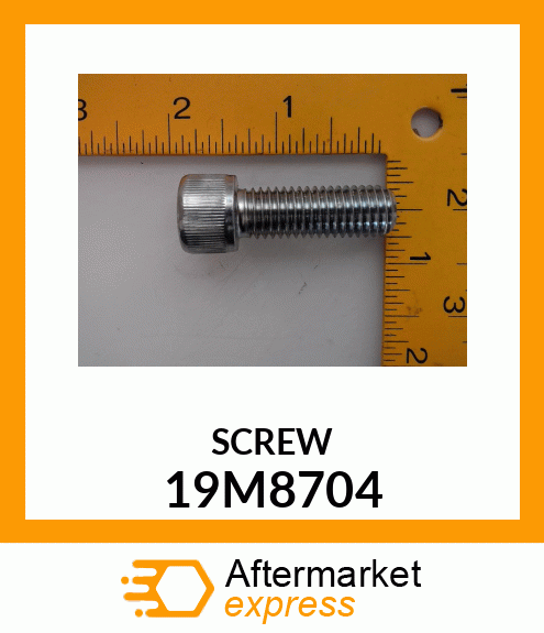 SCREW, HEX SOCKET HEAD, METRIC 19M8704