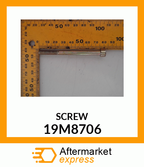 SCREW, HEX SOCKET HEAD, METRIC 19M8706