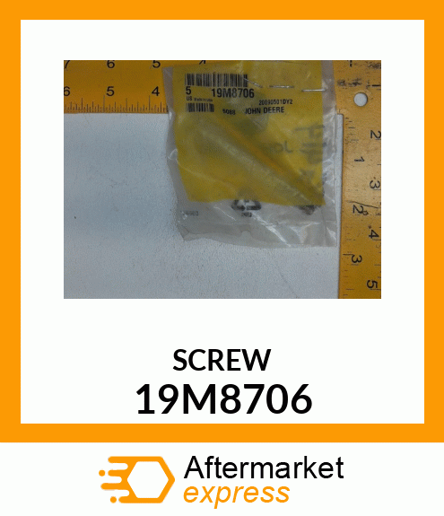 SCREW, HEX SOCKET HEAD, METRIC 19M8706