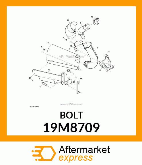 SCREW, FLANGED, METRIC 19M8709