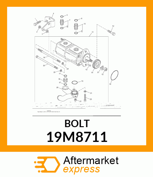 SCREW, HEX SOCKET HEAD, METRIC 19M8711