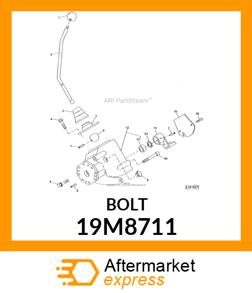 SCREW, HEX SOCKET HEAD, METRIC 19M8711