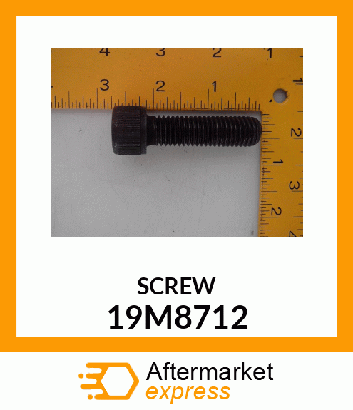 SCREW, HEX SOCKET HEAD, METRIC 19M8712