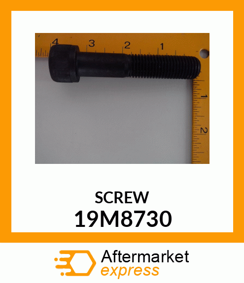 SCREW, HEX SOCKET HEAD, METRIC 19M8730