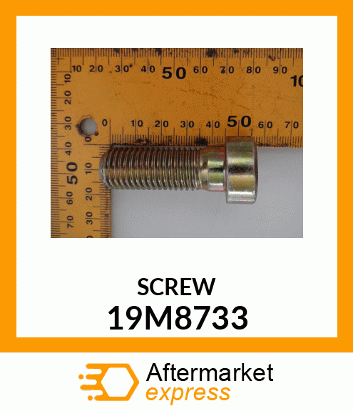 SCREW, HEX SOCKET HEAD, METRIC 19M8733