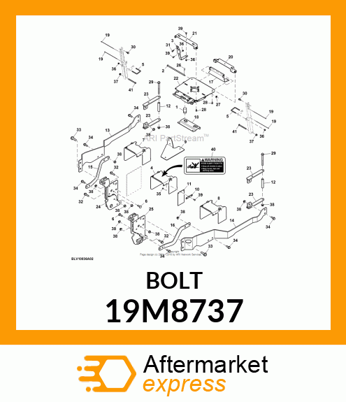 SCREW, FLANGED, METRIC 19M8737