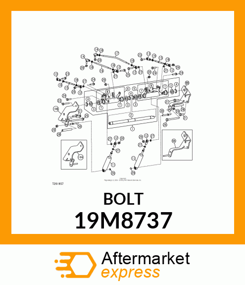 SCREW, FLANGED, METRIC 19M8737