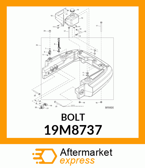 SCREW, FLANGED, METRIC 19M8737