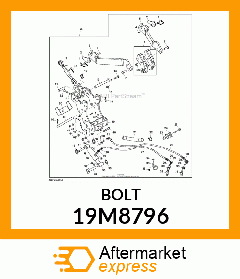 SCREW, HEX HEAD, METRIC 19M8796