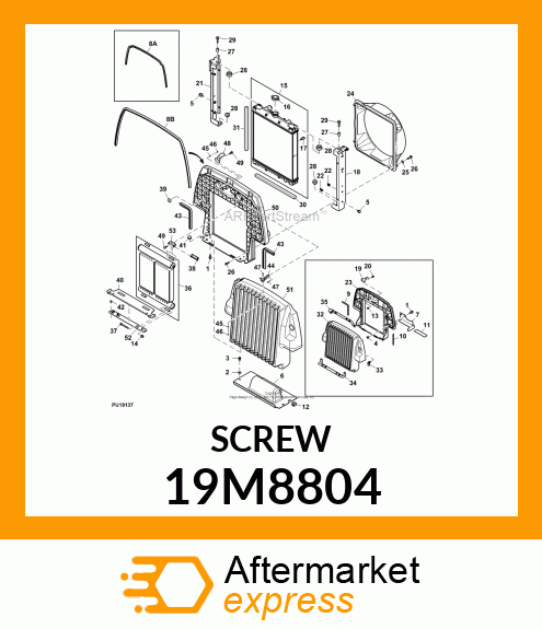 SCREW, FLANGED, METRIC 19M8804