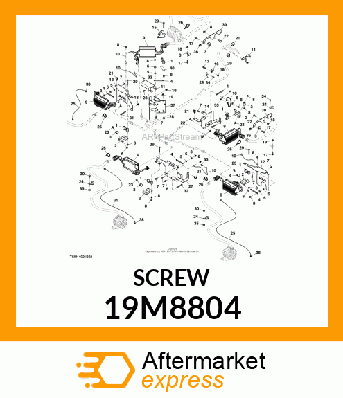 SCREW, FLANGED, METRIC 19M8804