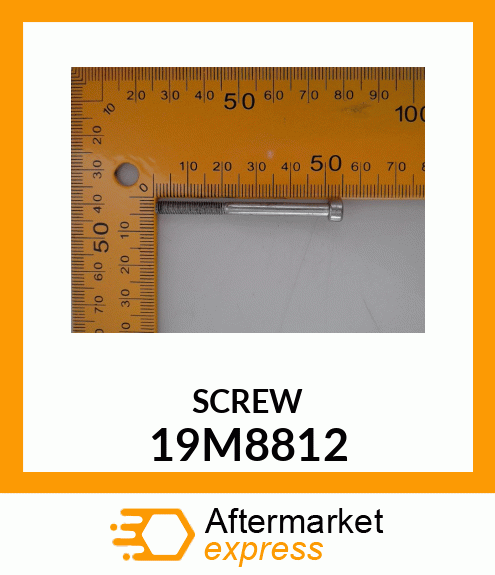 SCREW, HEX SOCKET HEAD, METRIC 19M8812