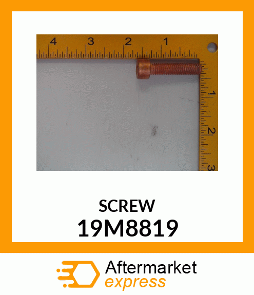 SCREW, HEX SOCKET HEAD, METRIC 19M8819