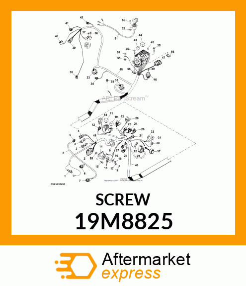 SCREW, HEX SOCKET HEAD, METRIC 19M8825