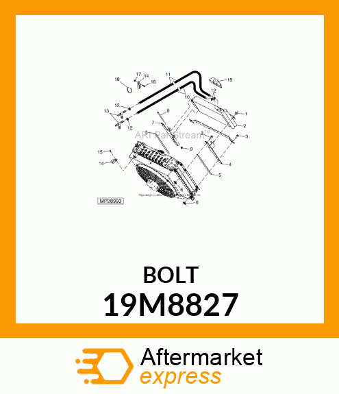 SCREW, HEX HEAD, METRIC 19M8827