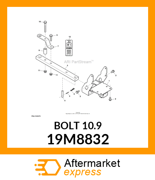 SCREW, FLANGED, METRIC 19M8832