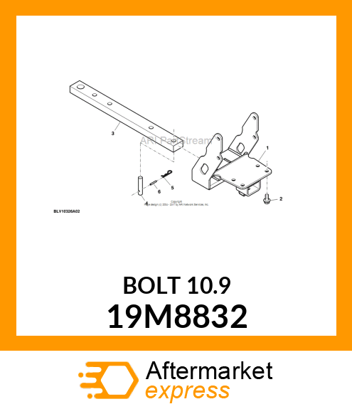 SCREW, FLANGED, METRIC 19M8832