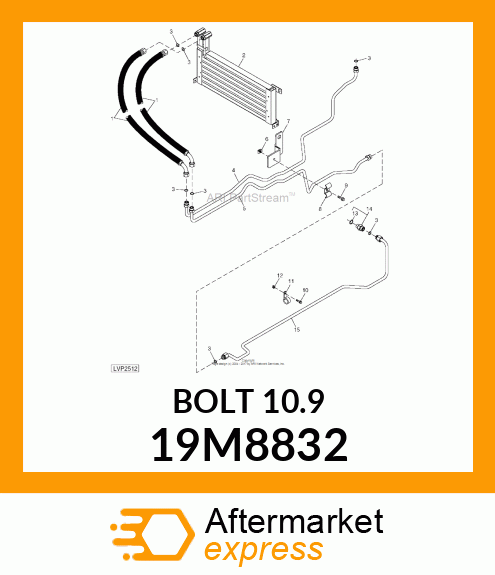 SCREW, FLANGED, METRIC 19M8832