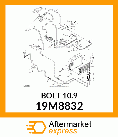 SCREW, FLANGED, METRIC 19M8832