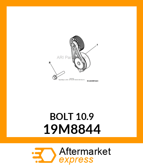 SCREW, FLANGED, METRIC 19M8844