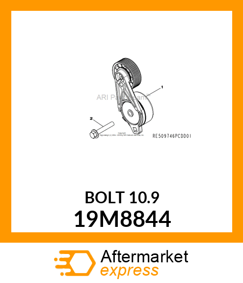 SCREW, FLANGED, METRIC 19M8844