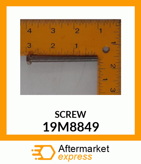 SCREW, HEX HEAD, METRIC 19M8849