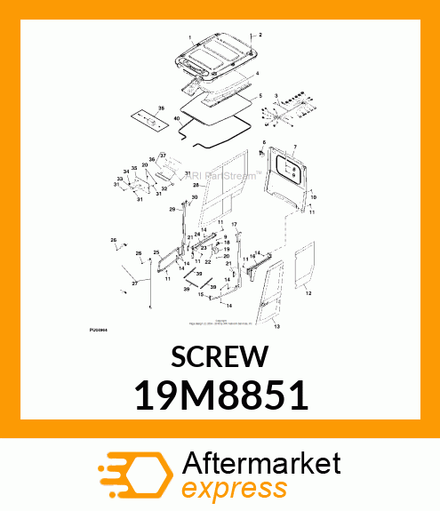 SCREW,HEX SOCKET M6X12 LAN999 19M8851