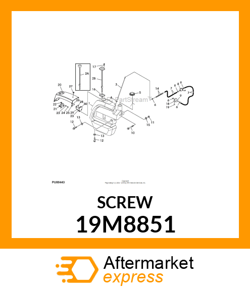 SCREW,HEX SOCKET M6X12 LAN999 19M8851