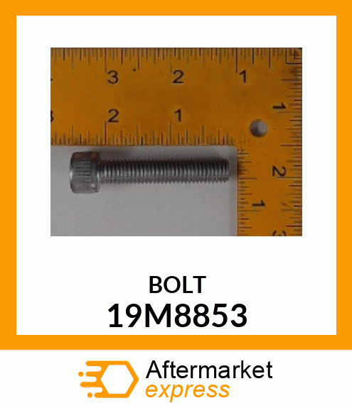 SCREW, HEX SOCKET HEAD, METRIC 19M8853