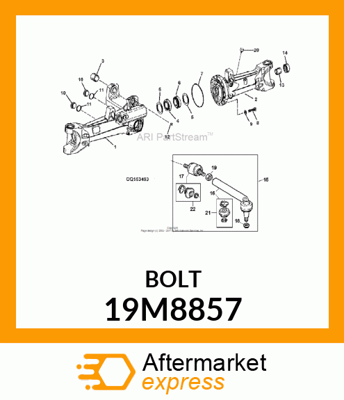 SCREW, HEX HEAD, METRIC 19M8857