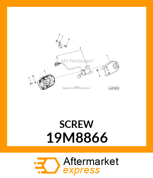 SCREW, HEX SOCKET HEAD, METRIC 19M8866