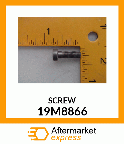 SCREW, HEX SOCKET HEAD, METRIC 19M8866