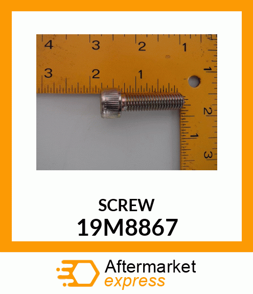 SCREW, HEX SOCKET HEAD, METRIC 19M8867