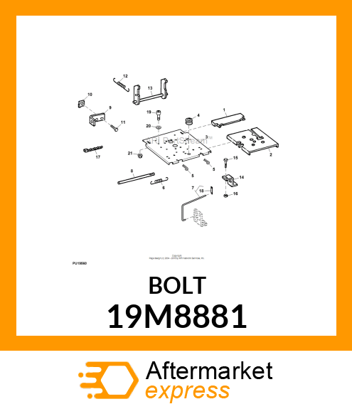 SCREW, HEX SOCKET HEAD, METRIC 19M8881