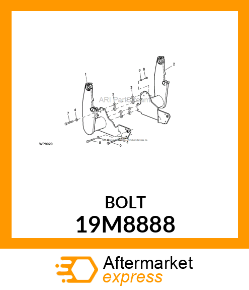 SCREW, HEX HEAD, METRIC 19M8888