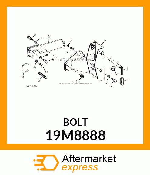 SCREW, HEX HEAD, METRIC 19M8888